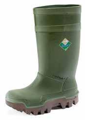 100% Polyester PU belagt Oxford, 200 g/ m2. DUNLOP PROTOMASTER RAINBOOTS, S5 SRA GREEN V.nr.