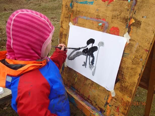 Kunst, kultur og kreativitet Kreative aktiviteter er en del av barnehagens hverdag.