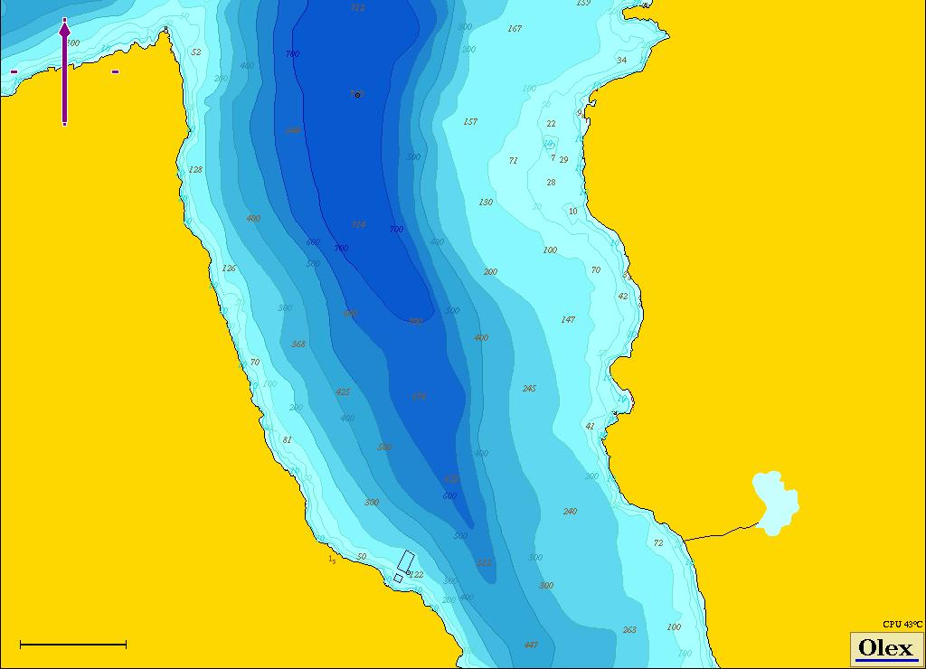 Vind 1 Vindafjorden Halsavi Vind 3 1 km Figur 2.2. Utsnitt av Vindafjorden med referansestasjonen i dypet og stasjonen ved anlegget. Eksakt plassering av stasjonene er gitt i Tabell 2.1. Vurdering av miljøforholdene på stasjonene er markert med kakediagram, der = svært bra, = bra, = middels, = dårlige miljøforhold og = dødt.