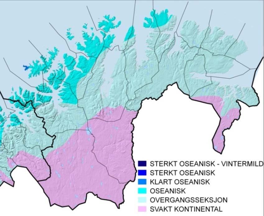 Klima Vegetasjonssoner gir et godt