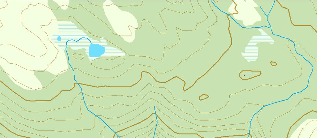 Naturtypelokalitet/kjerneområde Målestokk 1:9 000 Rutenett