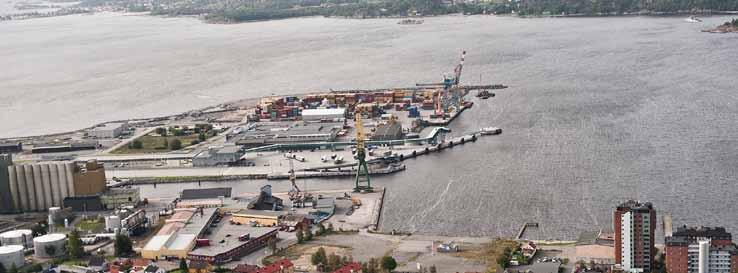 05 Ferje Ferjevirksomheten er ett av forretningsområdene som i en årerekke har dannet basis for økonomien til Larvik Havn KF.