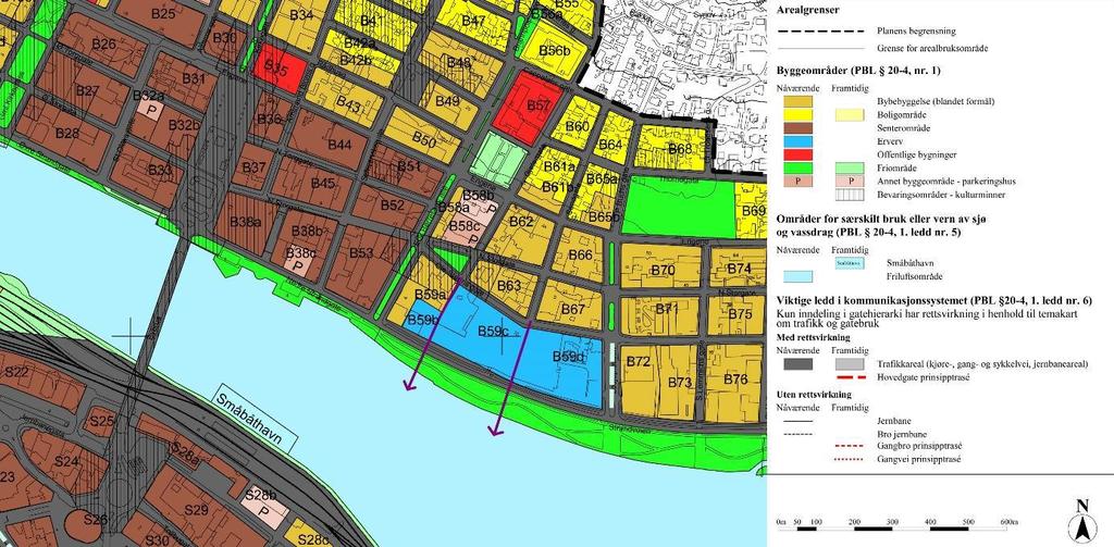 Kommunedelplan for sentrum Byggeområdet i