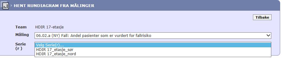 Trykk på «HENT RUNDIAGRAM FRA MÅLINGER»