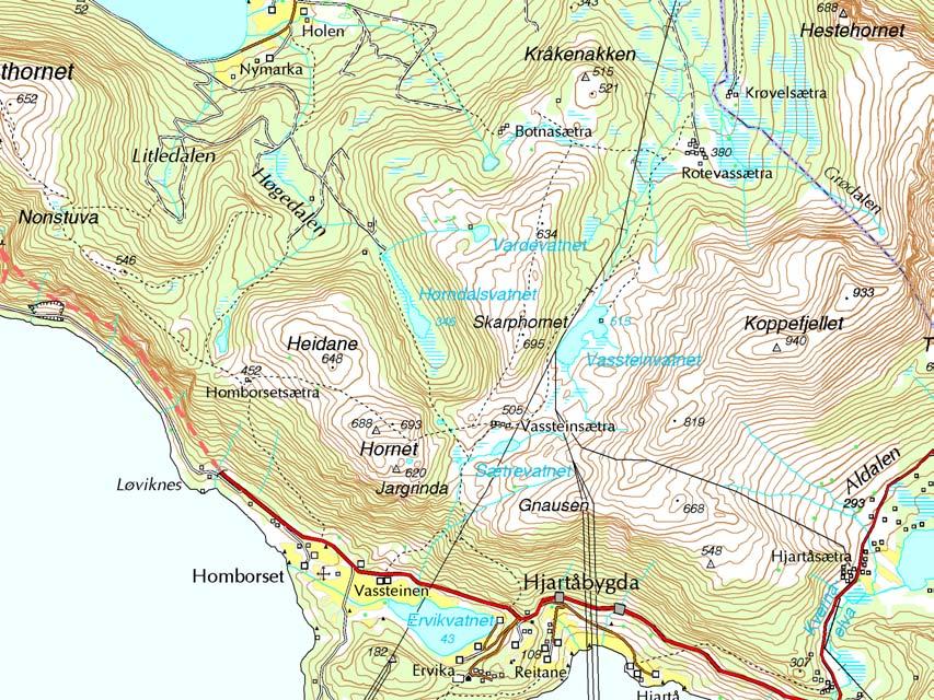 REGULERINGSPLAN Fv 651 Hp 01 Løvikneset - Årset Alternativ 4 Løvikneset