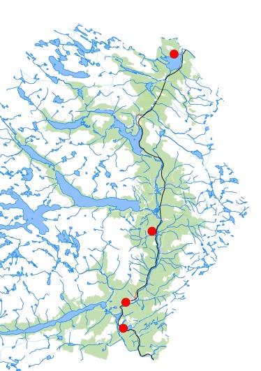 Harstveit, Åmland, Askland, Gjøvdal fellesbeite, Mjåland, Jørundland, Årdalen