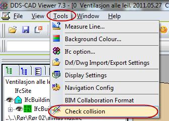 jeg vise hvordan man kjører en tverrfaglig kollisjonstest med en tilhørende BCF rapport i DDS-CAD Viewer