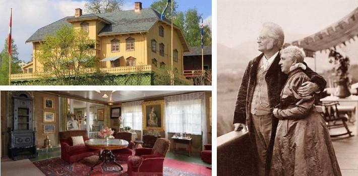 Nobelprisvinner og nasjonsbygger Bjørnstjerne Bjørnson bodde på Aulestad på solsiden av Gausdal fra 1875 og fram til sin død i 1910.