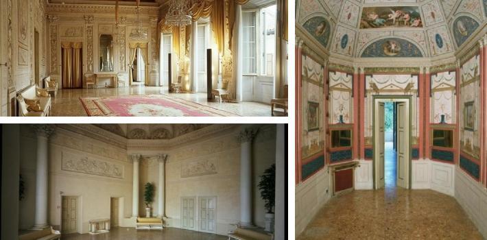 Palazzo Milzetti hører under det italienske Nationalmuseet og representerer den neoklassiske tiden i Romagna.