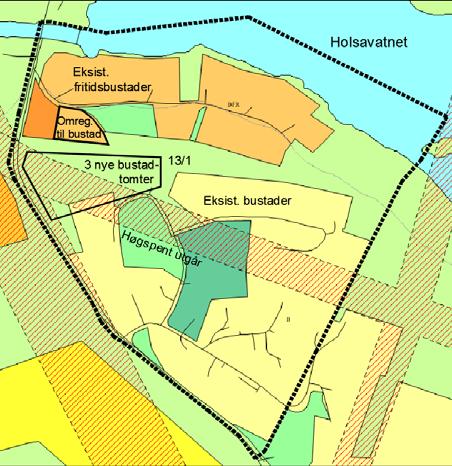 Grunnlagsdokument for varsling -vurdering av utgreiingskrav- Vettreiene - Holsen detaljregulering, gbnr 13/1 i Førde kommune Omregulering vestre del av reguleringsplan av 27.01.