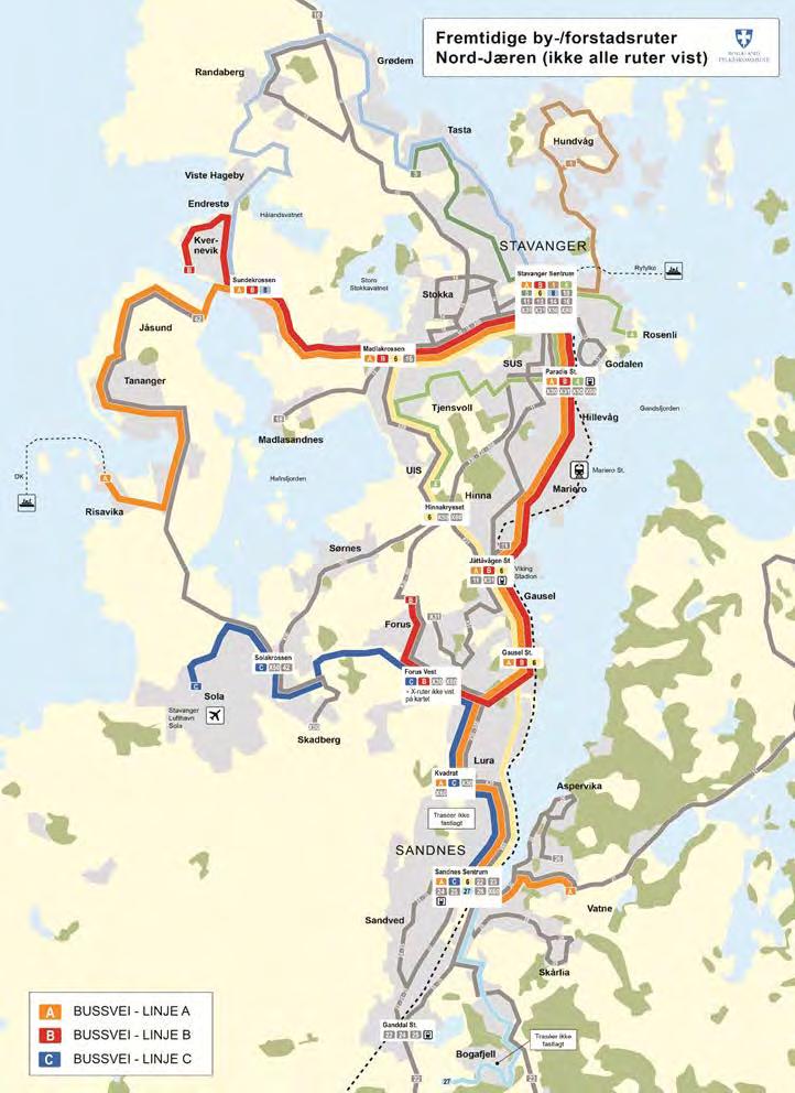 IV. Busstilbud på Nord-Jæren Fra 1.7.2016, i forkant av en ny avtale, ble ruteproduksjonen i Stavangerregionen økt betydelig.