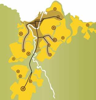 Hovedveier for kollektivtrafikk og bydelssentra i Trondheim. Det skal tas sikte på at utbyggingen kan ferdigstilles innenfor en tidsramme på 10 år.