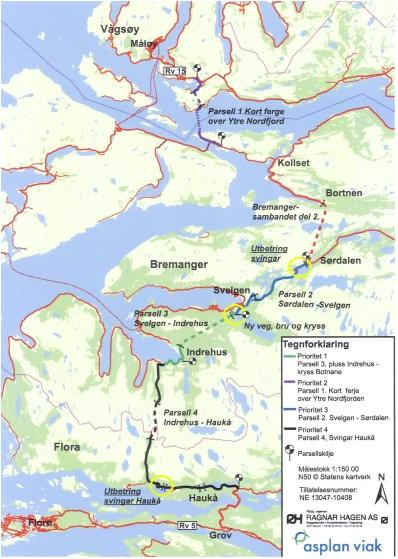 Kystvegen Måløy Florø (45-minuttsregionen) Asplan Viak og Ragnar Hagen AS laga skisseprosjekt for Kystvegen Måløy Florø i 2008 på oppdrag frå Måløy vekst AS, Bremanger Hamn og næring KF og Sunnfjord