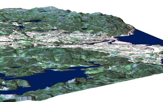 Internet Visualisering av geografisk informasjon Modellering og forvaltning av geografiske data Kartografi utforming av kart GIS anvendt for