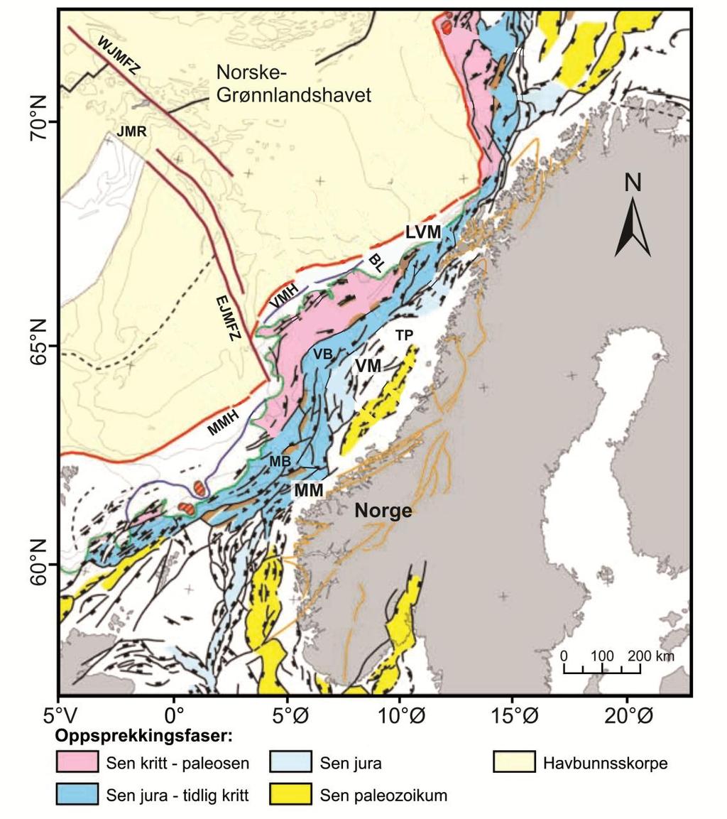 Kapittel 2 Bakgrunn I dag er det dokumentert opp til 1000 m med Kvartær avsetninger i den sentrale delen av Nordsjøen (Caston, 1977; Van Weering, 1983).
