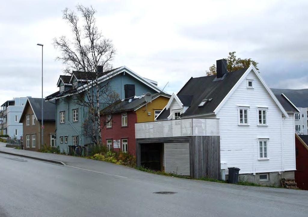 4 Effekten av ulike typer vern Overvåkingsresultatene i Tromsø i 2016 viser at verneverdige kulturminner hadde bedre tilstand enn SEFRAK-bygninger uten vern.