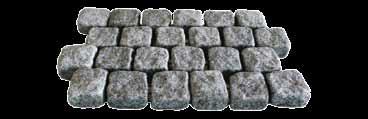 Hvis steinene skal brukes i områder hvor det kjøres bil eller der det på andre måter er stor belastning, må steinene støpes forskriftsmessig fast i armert underlag.