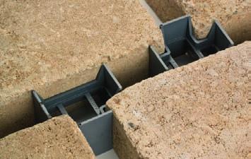 Steinen kan også brukes til å hindre utglidninger og holde massene på plass i skråninger.