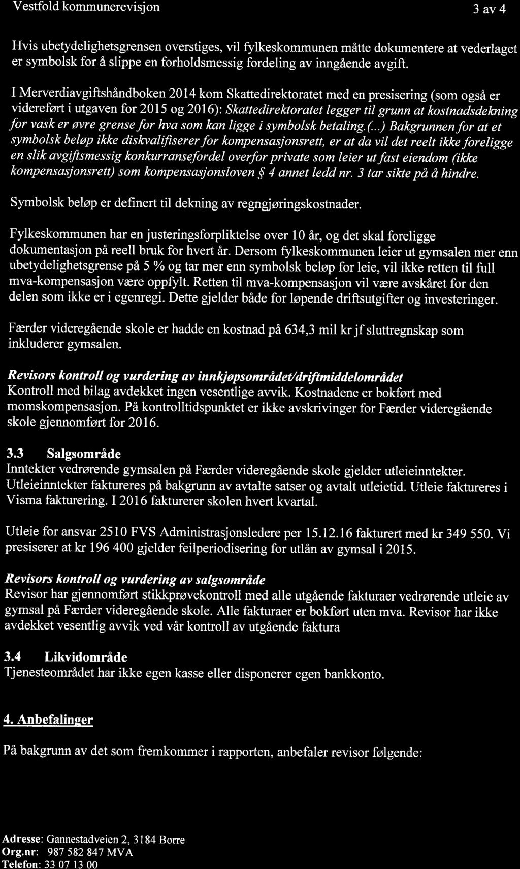 10/17 Virksomhetskontroll Færder vgs.