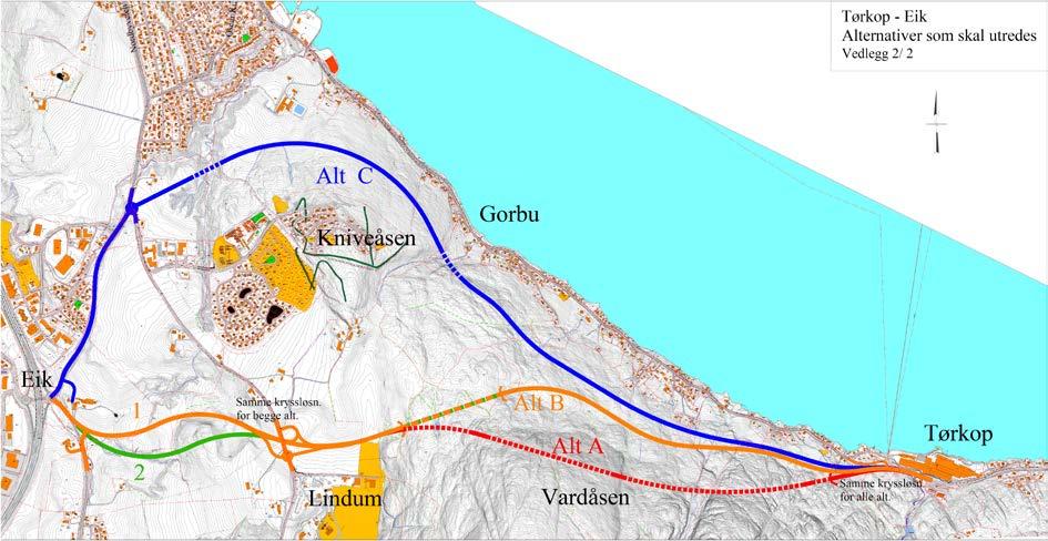 RISIKOVURDERING FV 319 TØRKOP-EIK Bakgrunn Kommunedelplan for ny Svelvikvei Fv 319 (Tørkop-Eik) er under utarbeidelse.