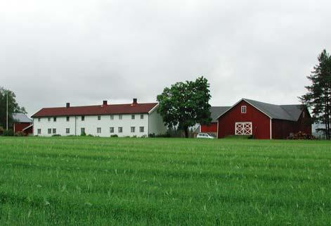 GAMLE HUS DA OG NÅ Hovedbygningen på Østre Horjem (1736-002-025) hadde fått sin form som et