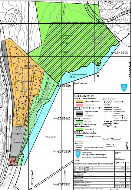 Planforslag Utsnitt illustrasjonsplan Planforslaget legger opp til tilpasning til omgivelsene med følgende grep: Sonen langs vannet på del av planområdet, gnr./bnr./fnr.