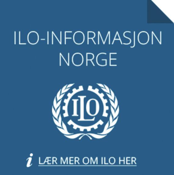 ILO-informasjon Informasjon om arbeidsliv og ILO er en del av FN-sambandets mandat. Målet er å øke kunnskapen om, interessen og forståelsen for ILOs arbeid og internasjonale arbeidslivsspørsmål.