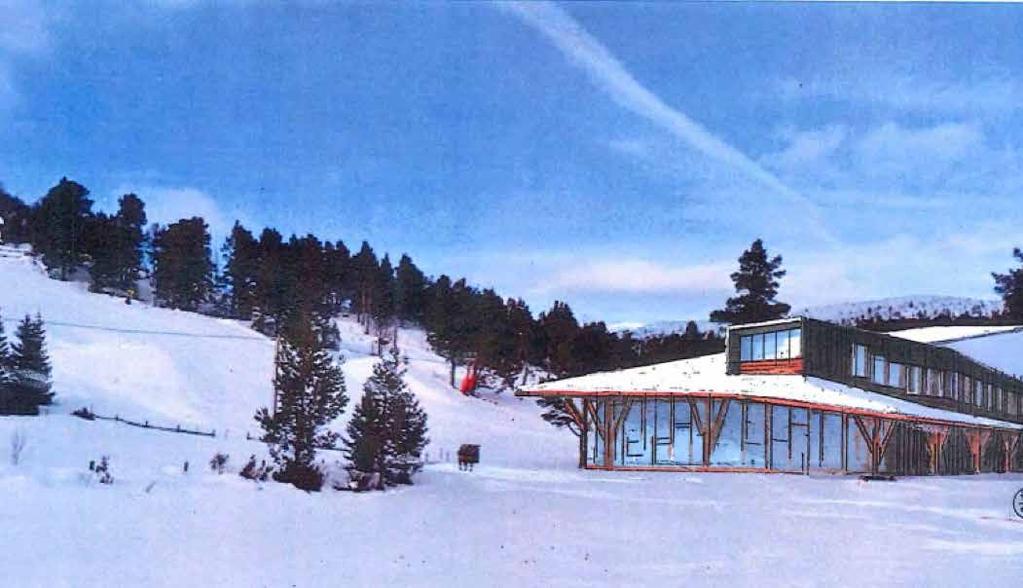 13 Nytt velkomstsenter Vi planlegger nytt velkomstsenter på ca 700 m 2 beliggende ved dagens skiutleie.