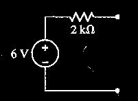 spenningen V falle til V = 6V k" (+ 2)k" = 2V Alternativ fremgangsmåte kunne være å se at belastningsmotstanden kommer i parallell med 6kΩ-motstanden, og så benytte superposisjon tilsvarende som i