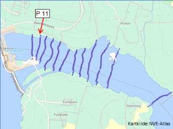 VEDLEGG: BUNNPROFILER I UNDERVANNET AV VAMMA KRAFTVERK Kilde: Hydrateam