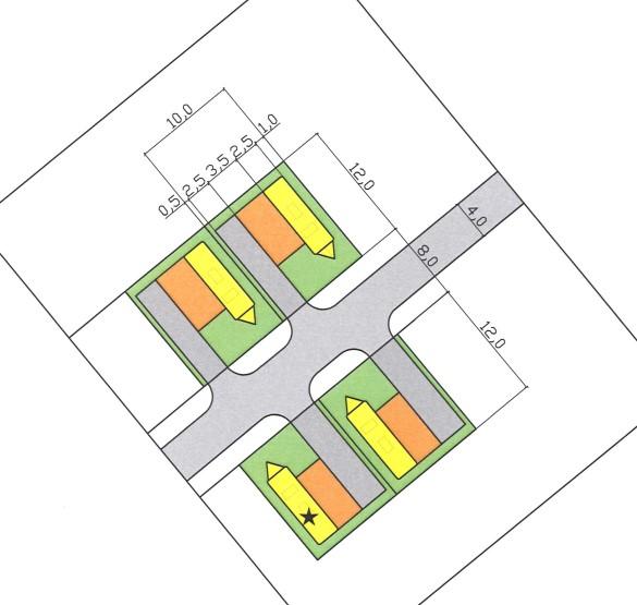 4.1.2 Plassering av campingvogn og spikertelt a) Plassering av campingvogn og spikertelt, samt parkeringsplass for biler skal skje i henhold til utomhusplan datert 22.03.