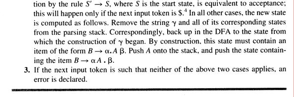 s skal gjelde: Ville ellers ha shift / reduser -konflikt ved input av X (test hver X for seg) u Dette er nytt i forhold til LR(0).