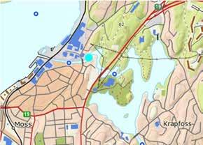 I Vannmiljø er det ikke registrert data for Mosseelva etter oktober 212 og det er derfor ikke utført transportberegninger for 213 og 14. Årlig transport i årene 199-212 er vist i Figur 15 og Figur 16.