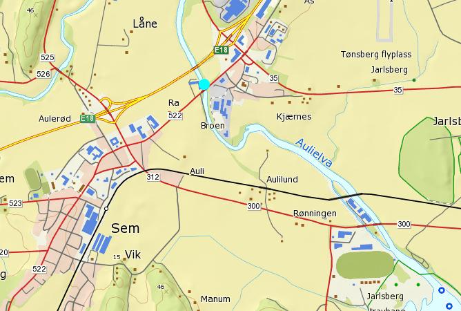 Tabell 6. Nedbørfelt for vassdrag rundt Ytre Oslofjord.