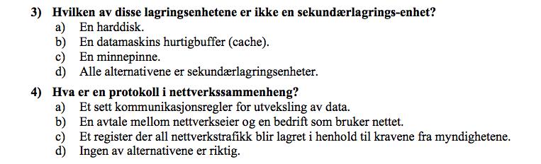 7 Eksamen Skriftlig (papir), 4 timer, 12.