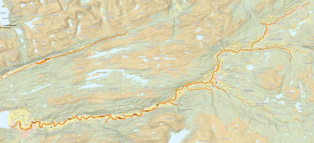 3.11 Surna I Surna besto planlagt aktivitet i en kontroll av elvestrekningen fra kraftverksutløpet og ned til sjøen.