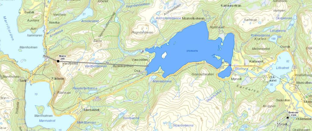1.1 Sørdalselva/Arnevikelva Regional vannforvaltningsplan setter mål om GØP med utsettelse til 2027 for Arnevikelva og Storvatnet Foreslår helårlig minstevannsføring i Arnevikelva samt