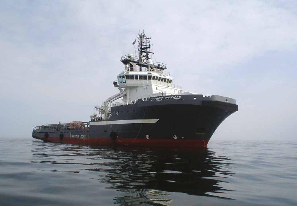 OLYMPIC HERCULES (2002) Design: Ulstein A101 GT 4,477 OLYMPIC HERCULES is a high spec Multifunctional Anchor Handling Tug Supply Vessel of Ulstein A101 design.