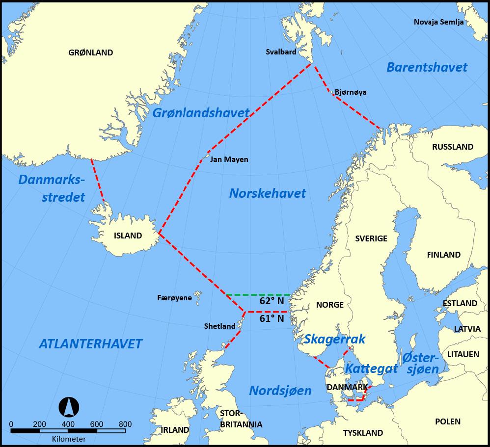 oppholder seg i Grønlandshavet og Islandshavet. Øverst: kart fra imr.no.