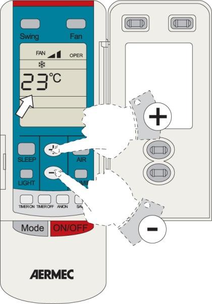 I varme modus, hvis den angitte temperaturen er lavere enn romtemperaturen, enheten vil ikke produsere varm luft.