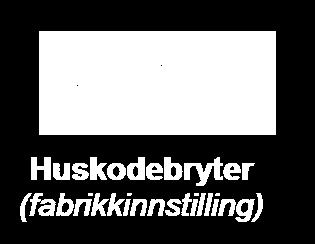 Flexiblink - Huskodebryter Alle Flexiblinkprodukter har en HUSKODEBRYTER bestående av 9 små vippebrytere Enhetene sendes ut i en standard