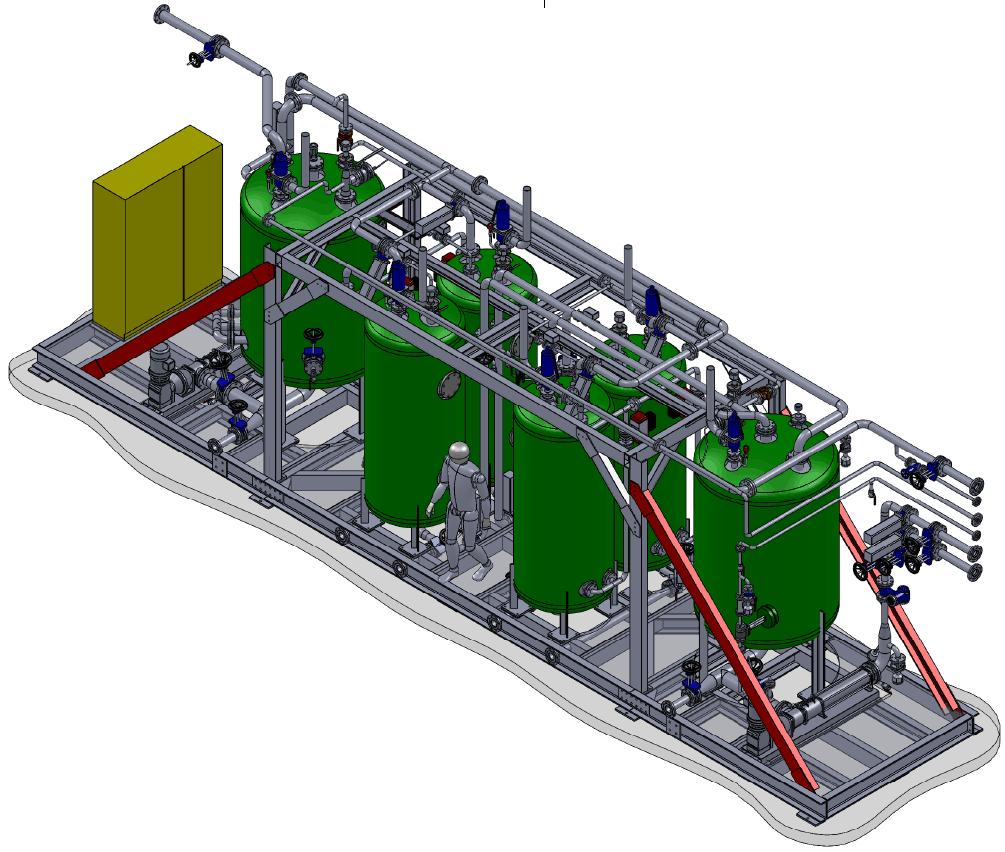 B2 Interface Points: Electrical Feed Sludge Feed Steam Feed Condensate outlet Foul gas outlet