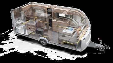 Klimakontroll VARME Adrias campingvogner tilbyr forskjellige varmesystemer, som begge er både effektive og kraftfulle og har ulike fordeler.