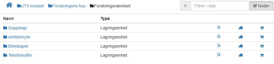 Sortering av lister Liste med noder Sortere på