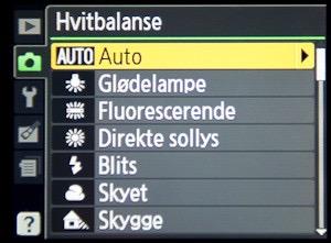 Hvitbalanse Hvitbalanse er den funksjonen på kameraet ditt som sørger for at du får riktige farger på bildene dine.