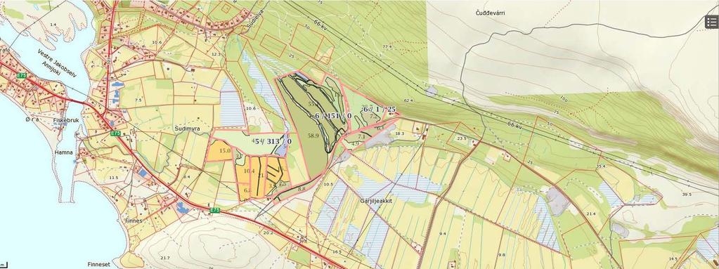 Sak 74/14 Opplysninger om landbrukseiendom gnr 6 bnr 106 Sted: Kariel Gnr/bnr: 6/106 Eiendomstype: Landbruk Kommune Type Matrikkelnr Eierforhold Etablert Areal 2003 Festegrunn 2/1/5 Ståle Johan