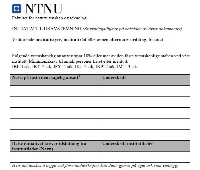 15 Forslag til initiativ for uravstemning,