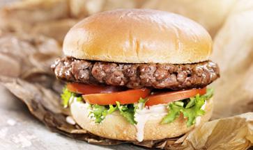Hamburger Homestyle 150 g 5,4 kg Premiumsburger med grovkvernet storfekjøtt.
