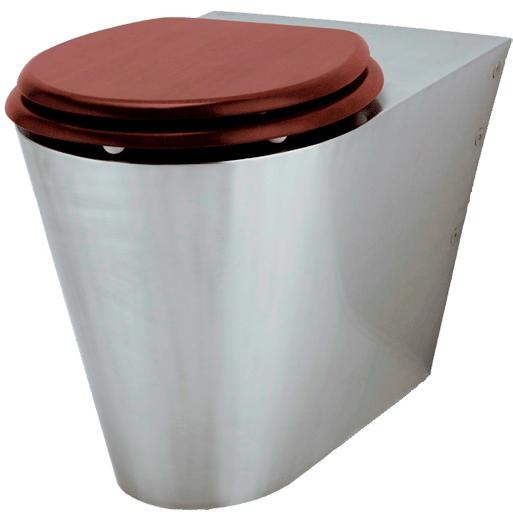 Produkt Beskrivelse Art.nr. EDU-1 Urinal for veggmontering. Leveres med 1 1/4" ventil med rist, spylehode og veggbrakett. Komplett med vandalsikkert vannlåsdeksel Art. nr.