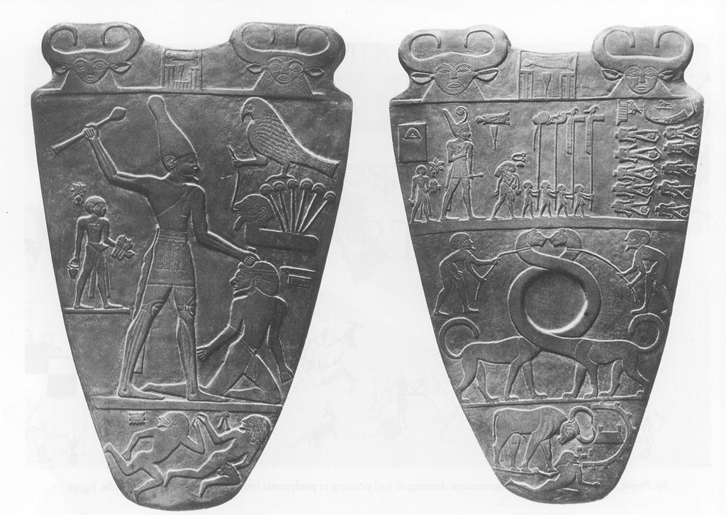 Å fortelle en historie visuelt (Egypt Narmers palett viser antagelig slaget der Egypts første